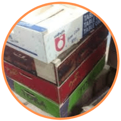 reciclaje cajas fruteras